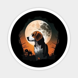 Halloween Beagle Magnet